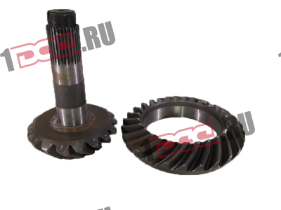 Коническая пара редуктора среднего моста (29х17//// 45 шлицов) F J6 FAW (ФАВ) 2402036-AOE/2402037 для самосвала фото 1 Томск