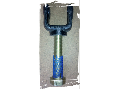 Кронштейн крепления амортизатора нижний 8х4 2-ой оси (вилка+болт) SH F3000 SHAANXI / Shacman (ШАНКСИ / Шакман) 81.43740.0145 фото 1 Томск