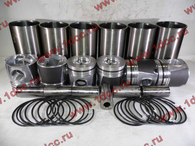 Поршневая группа WD615.95 375л.с. (6 гильз, 6 поршней (...0004), 6 пальцев,комплект колец) H3 HUATAI HOWO (ХОВО)  фото 1 Томск