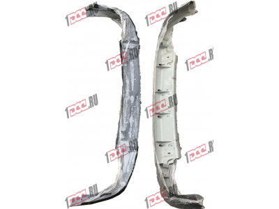 Бампер A7 черный нижний металлический узкий HOWO A7 WG1664240006/1 фото 1 Томск