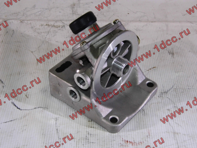 Кронштейн топливного фильтра грубой очистки (с помпой, 4 отверстия) H3/SH/F HOWO (ХОВО)  фото 1 Томск