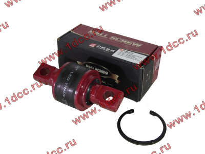 Сайлентблок реактивной штанги 85х57х152 со стопорным кольцом H (AZ9631523177-JX) КАЧЕСТВО HOWO (ХОВО) LEO700012A фото 1 Томск